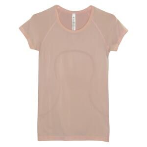 Lululemon 6 Swiftly Tech Short Sleeve Shirt Flush Pink Gym Running Sports